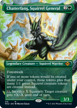 🔥 Chatterfang, Squirrel General Modern Horizons II - Alternate Art